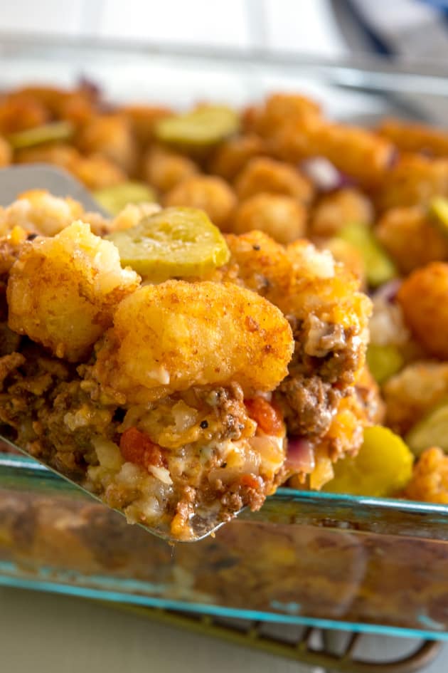 tater tot hamburger casserole sour cream