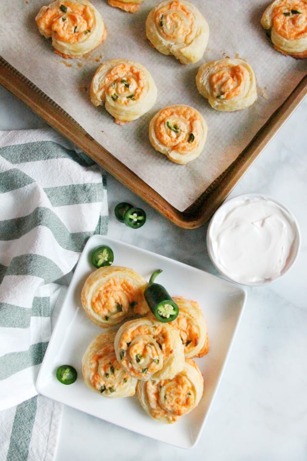 Puff Pastry Jalapeño Popper Pinwheels Pic