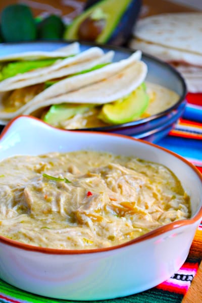 Slow Cooker Creamy Salsa Verde Chicken