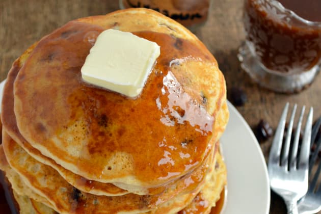 Cinnamon Raisin Bread Pancakes Image