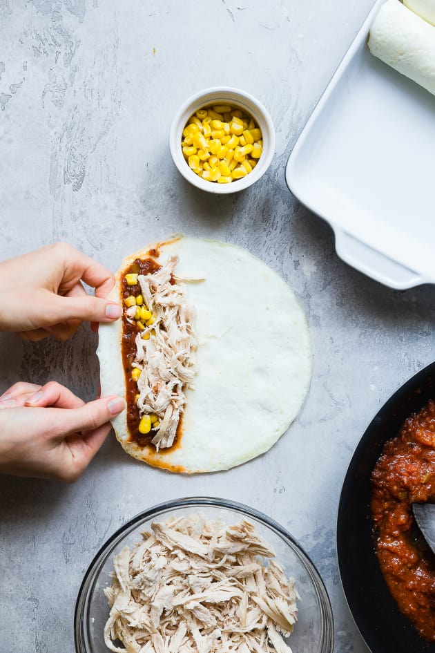 Healthy Chicken Enchiladas Picture