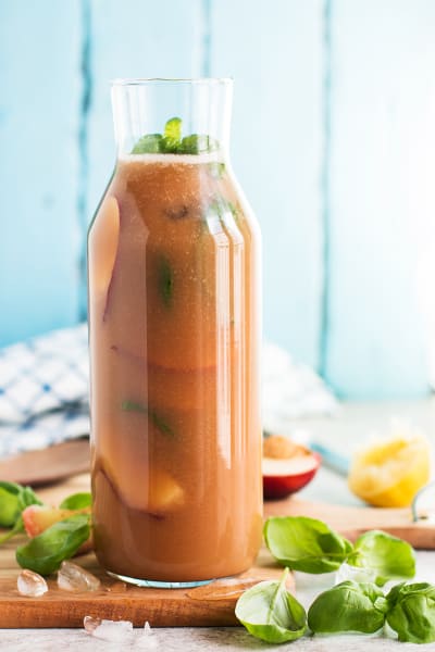 Basil Peach Agua Fresca Image