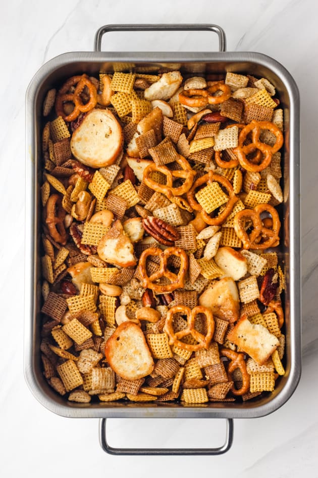 Bold Chex Snack Mix - A Family Favorite Baked in the Oven! - Mom