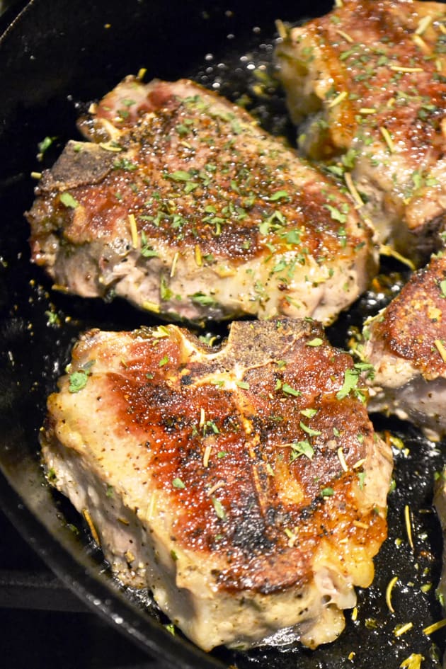 Pan Fried Lamb Chops with Rosemary Picture - Food Fanatic