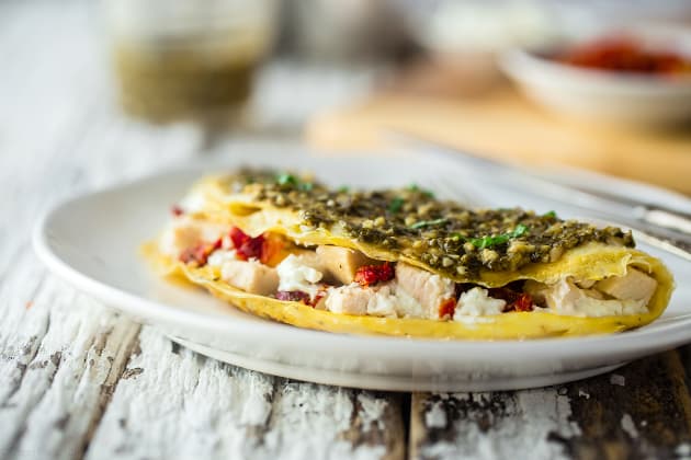 Pesto Omelet Photo