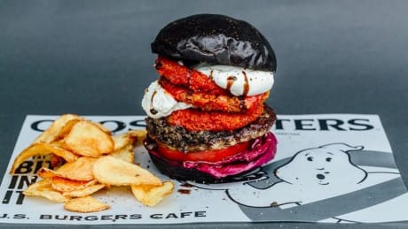 This Black Ghostbusters Burger is Something That Actually Exists