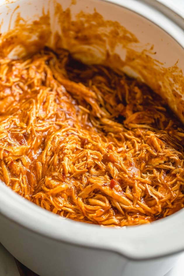 Slow Cooker Chipotle Pulled Chicken Recipe - Food Fanatic