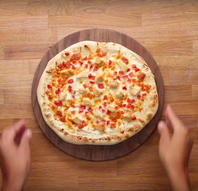 Chicken Alfredo Pizza