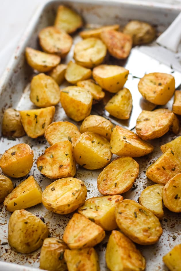 Toaster Oven Rosemary Potatoes Recipe Food Fanatic