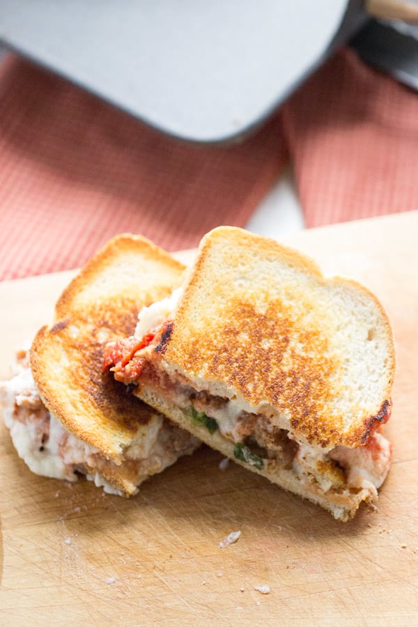 Lasagna Grilled Cheese Pic