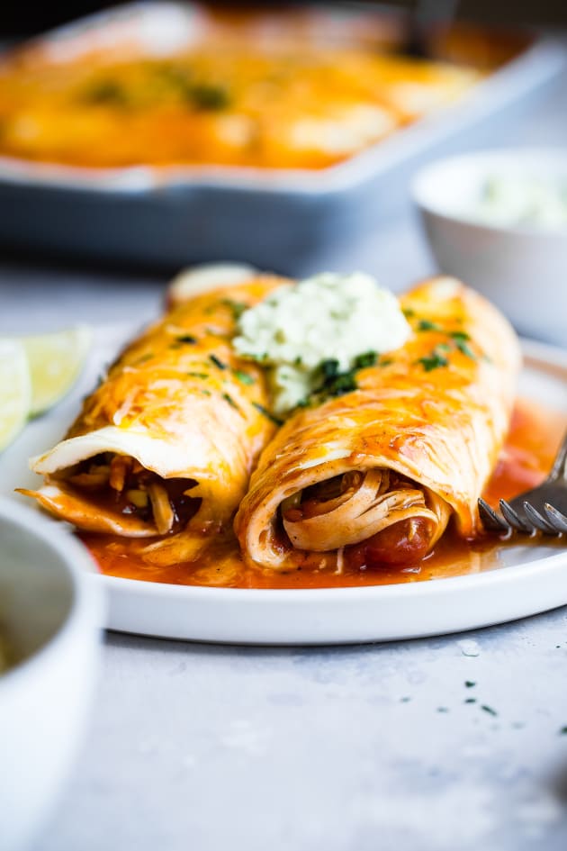 Healthy Chicken Enchiladas Pic