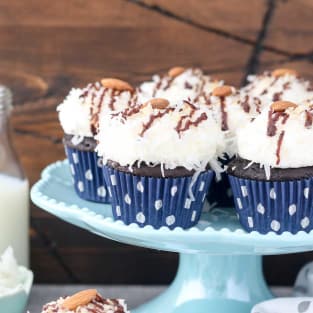 Almond joy cupcakes photo