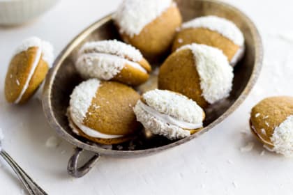 Irresistible Pumpkin Cookies Paired with Coconut