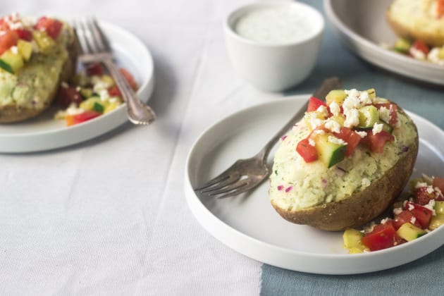Greek Twice Baked Potatoes Photo