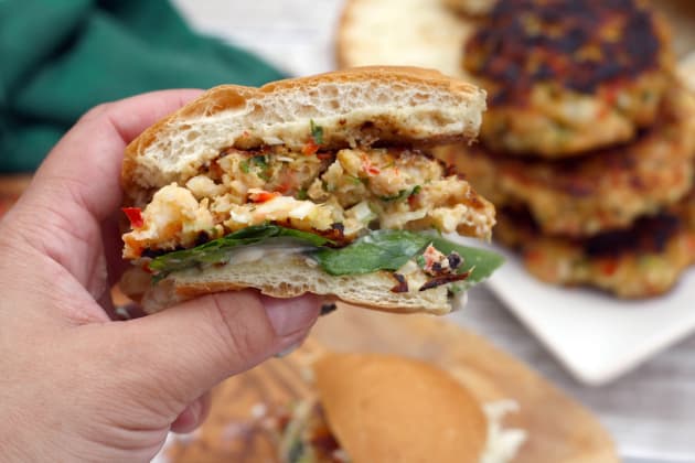 Shrimp Burgers Recipe - Food Fanatic