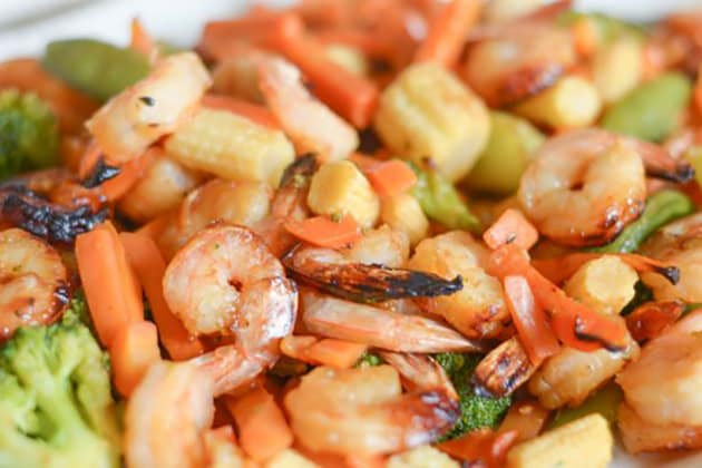 Gluten Free Air Fryer Honey Garlic Shrimp Image