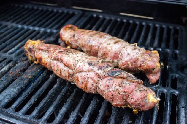 Bacon Wrapped Stuffed Pork Tenderloin Image