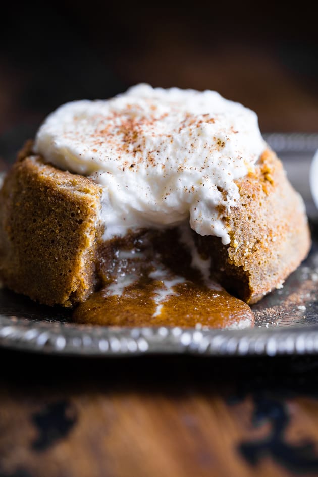 Paleo Pumpkin Lava Cakes Image
