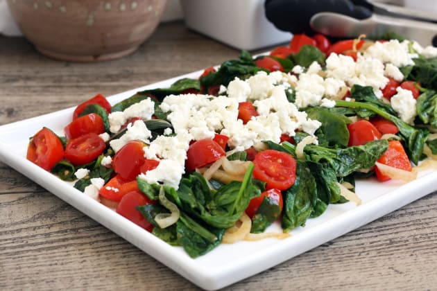 Warm Spinach Stir Fry Photo