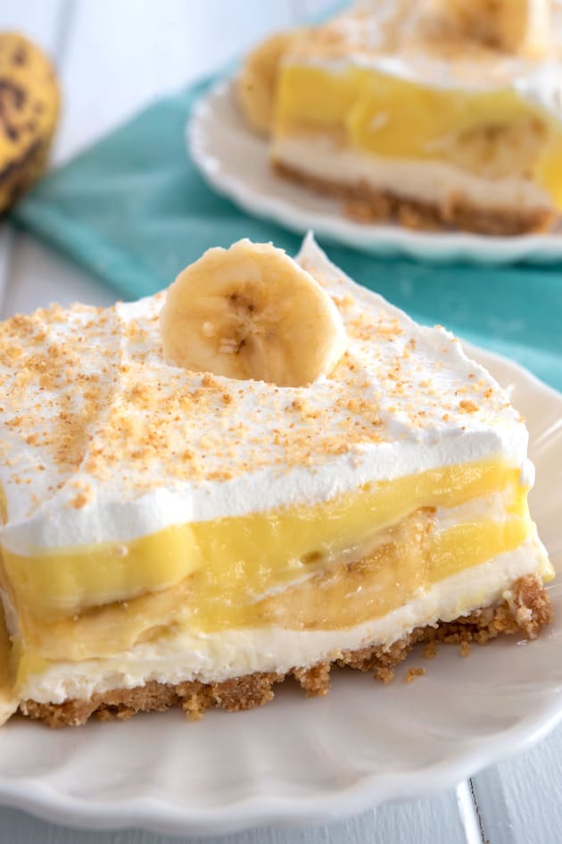 Banana cream pie with graham cracker on sale crust and instant pudding