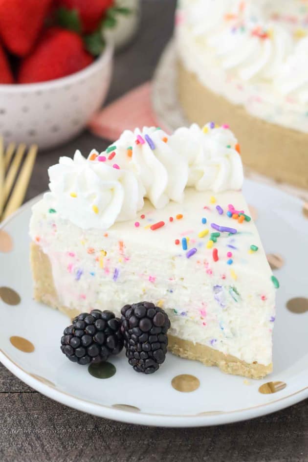 No Bake Funfetti Cheesecake Image