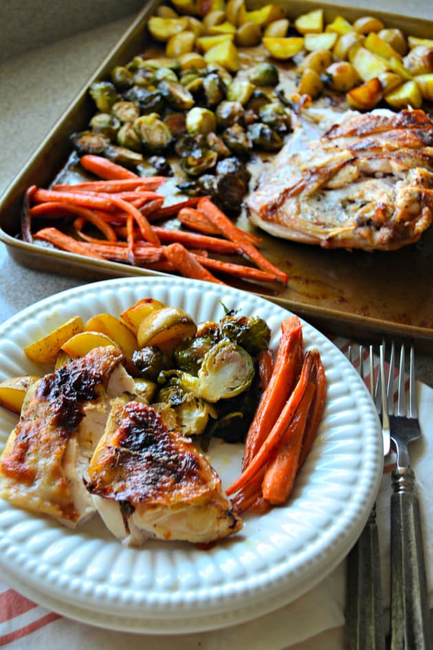 One Pan Honey Roasted Turkey and Vegetables Pic