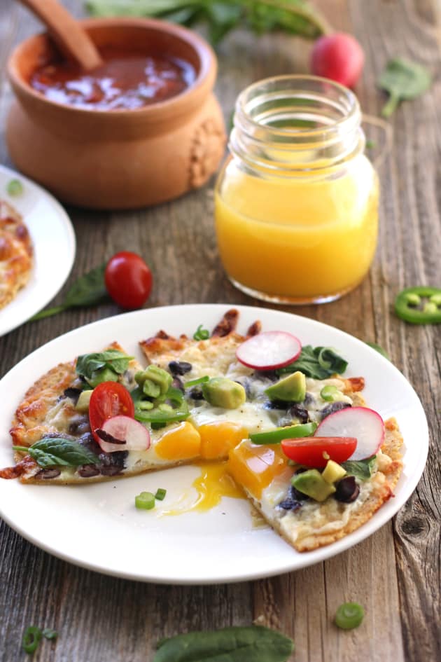 Baked Egg Tostadas Picture
