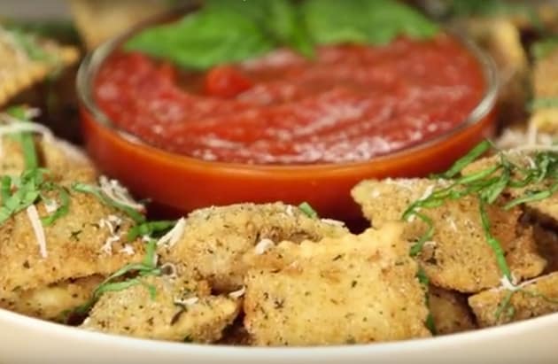 Olive Garden Inspired Toasted Ravioli