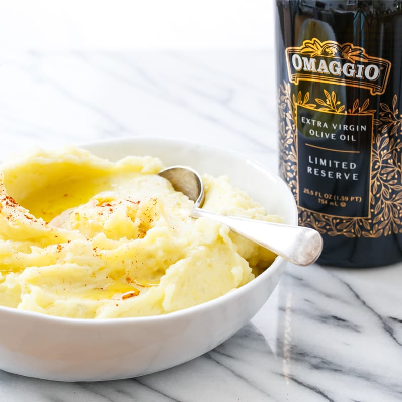 Olive oil cheap mashed potatoes