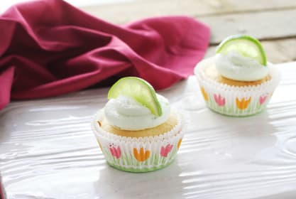 Margarita Cupcakes for Cinco de Mayo