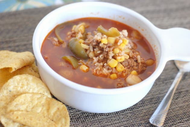 Slow Cooker Stuffed Pepper Soup Picture