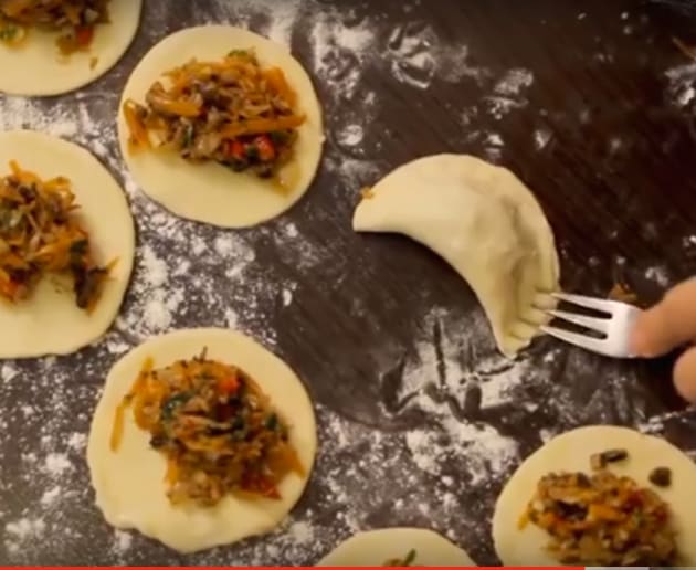 Making Mushroom Empanadas