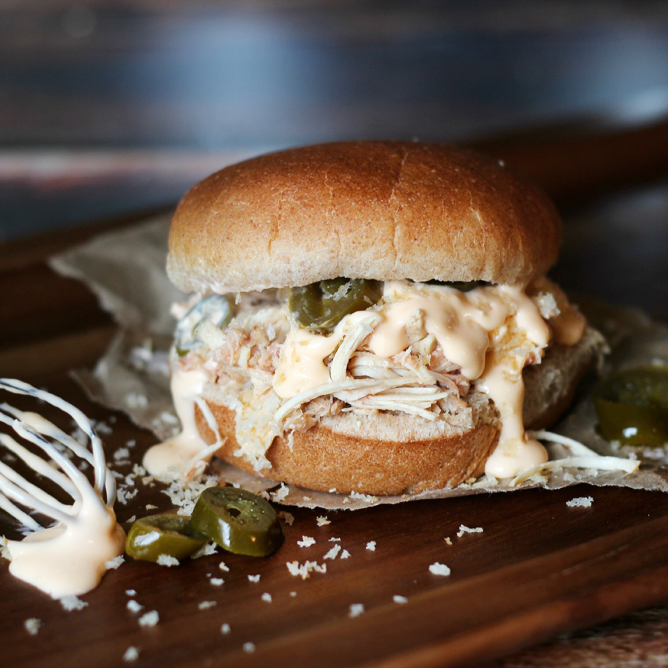 Crock Pot Pulled Chicken Recipe Food Fanatic