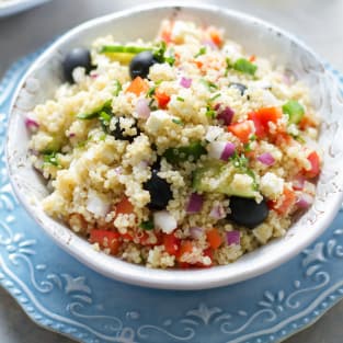 Greek quinoa salad photo