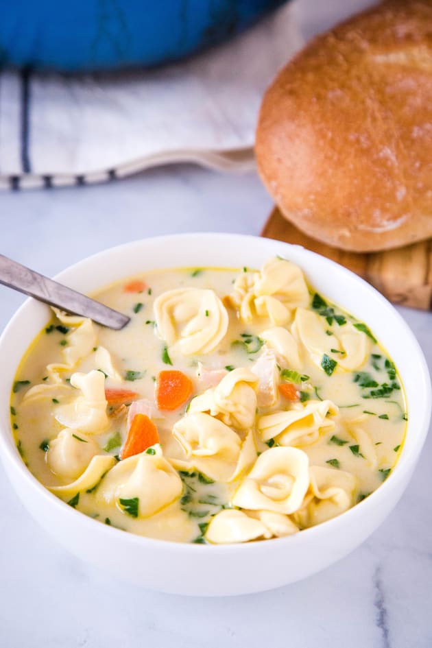 Creamy Chicken Tortellini Soup Pic