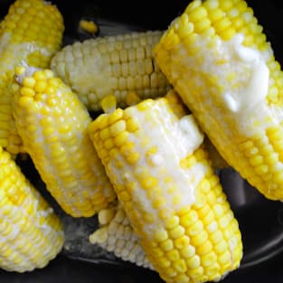 Slow cooker corn on the cob photo
