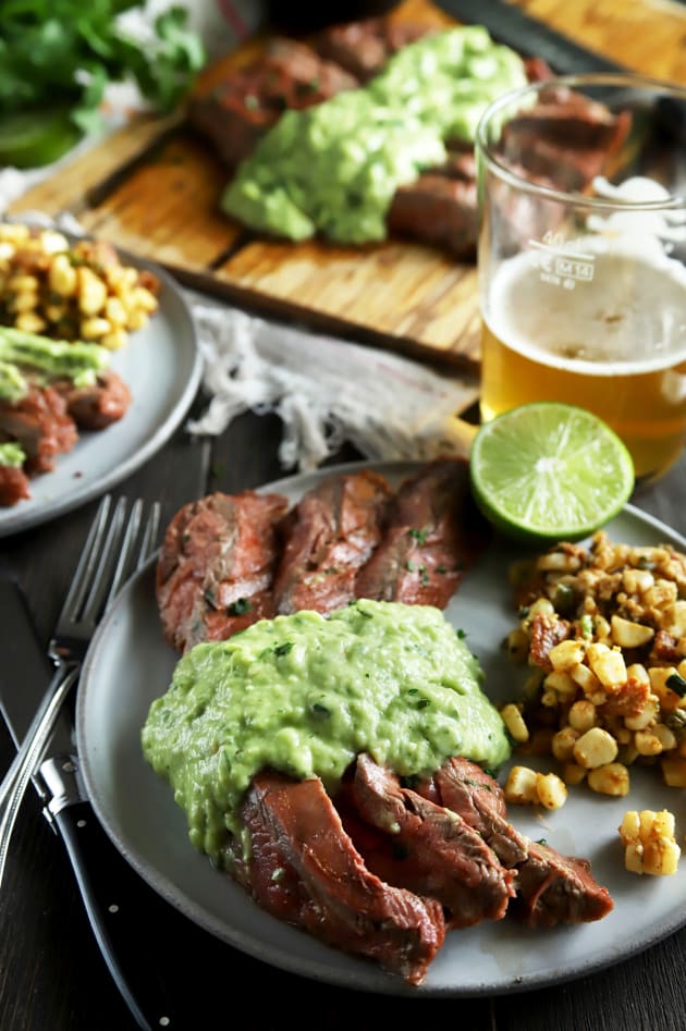 Chipotle Flank Steak with Avocado Salsa Recipe Food Fanatic