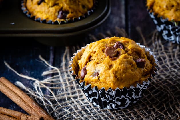 Chocolate Chip Pumpkin Muffins Photo