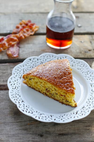 Buttery Maple Skillet Cornbread