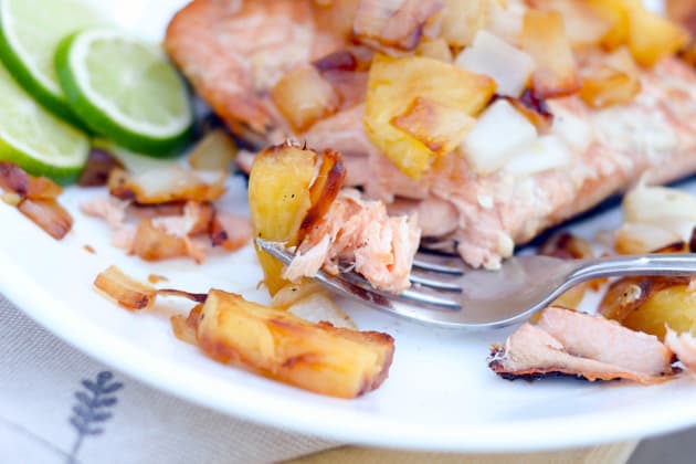 Grilled Salmon with Pineapple Salsa Image