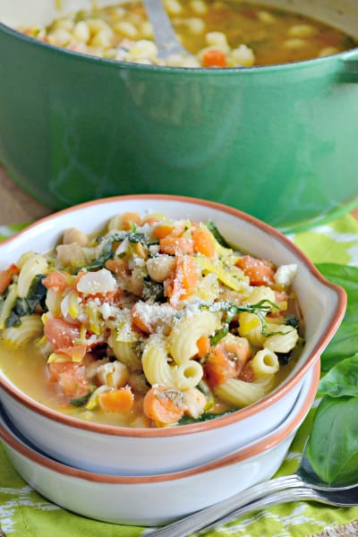 Chickpea Vegetable Soup Recipe - Food Fanatic