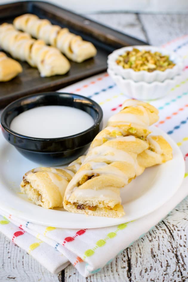 Lemon Pistachio Crescent Twists Image