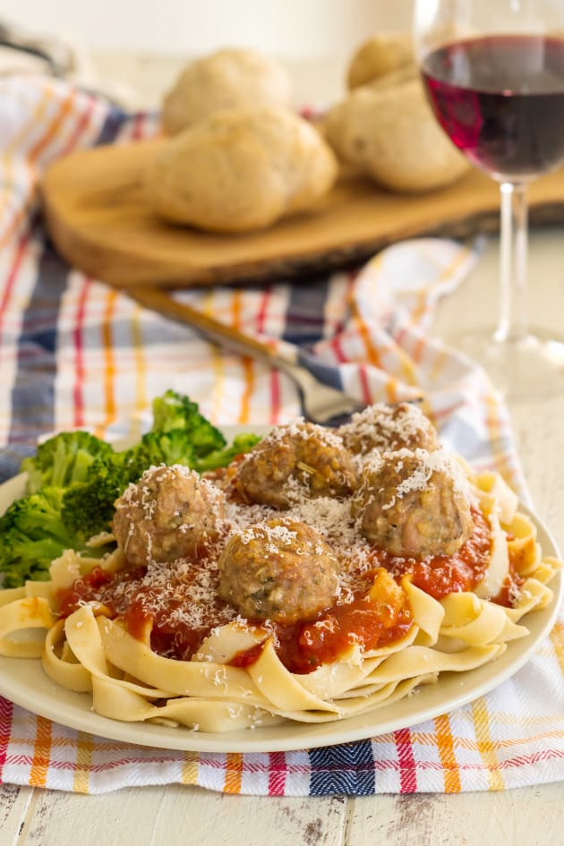 Gluten Free Baked Turkey Meatballs Pic
