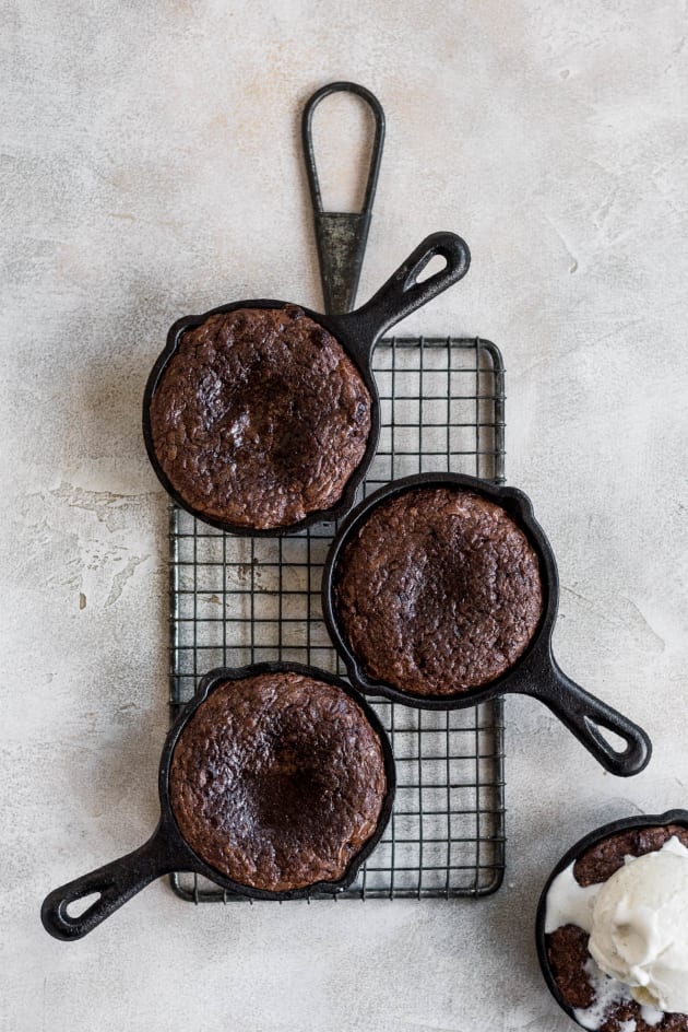 Mini Cast Iron Skillet Brownie