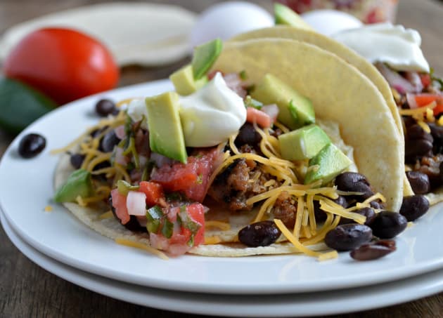 Sausage Breakfast Tacos Photo