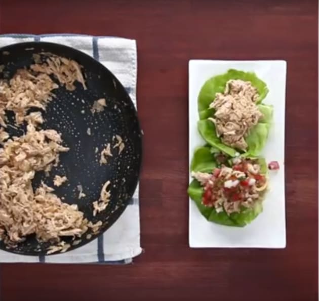 Making Lettuce Cups