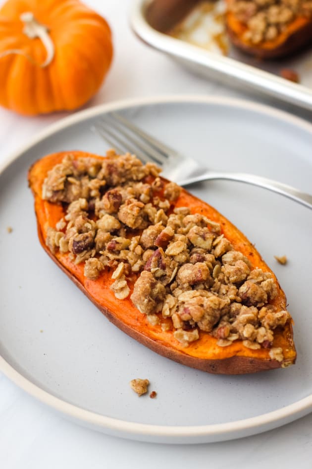 Streusel Topped Sweet Potatoes Recipe Food Fanatic