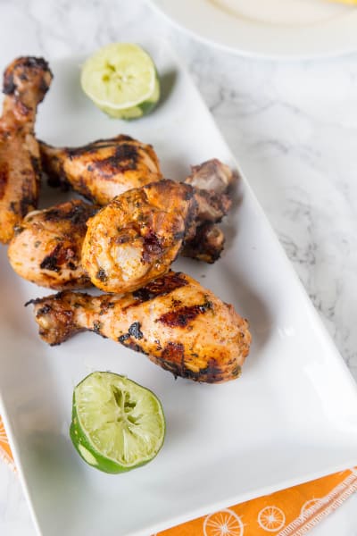 Grilled Chicken Drumsticks with Chili Lime Recipe - Food Fanatic