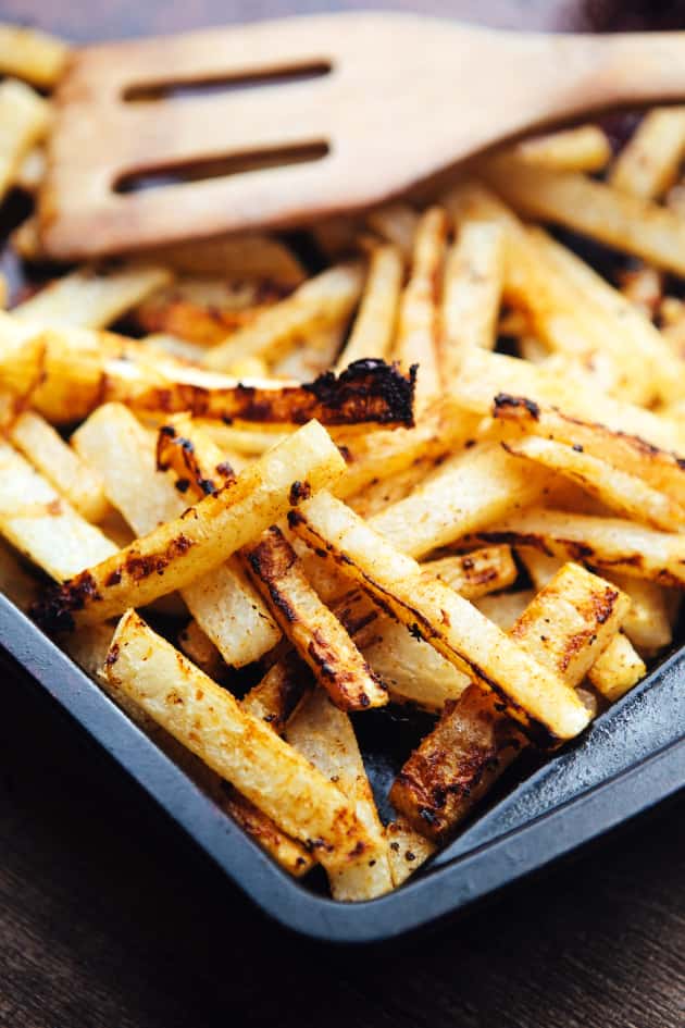 Jicama Fries Spiced Just Right Food Fanatic