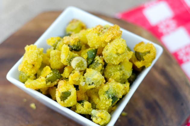 Gluten Free Fried Okra Photo